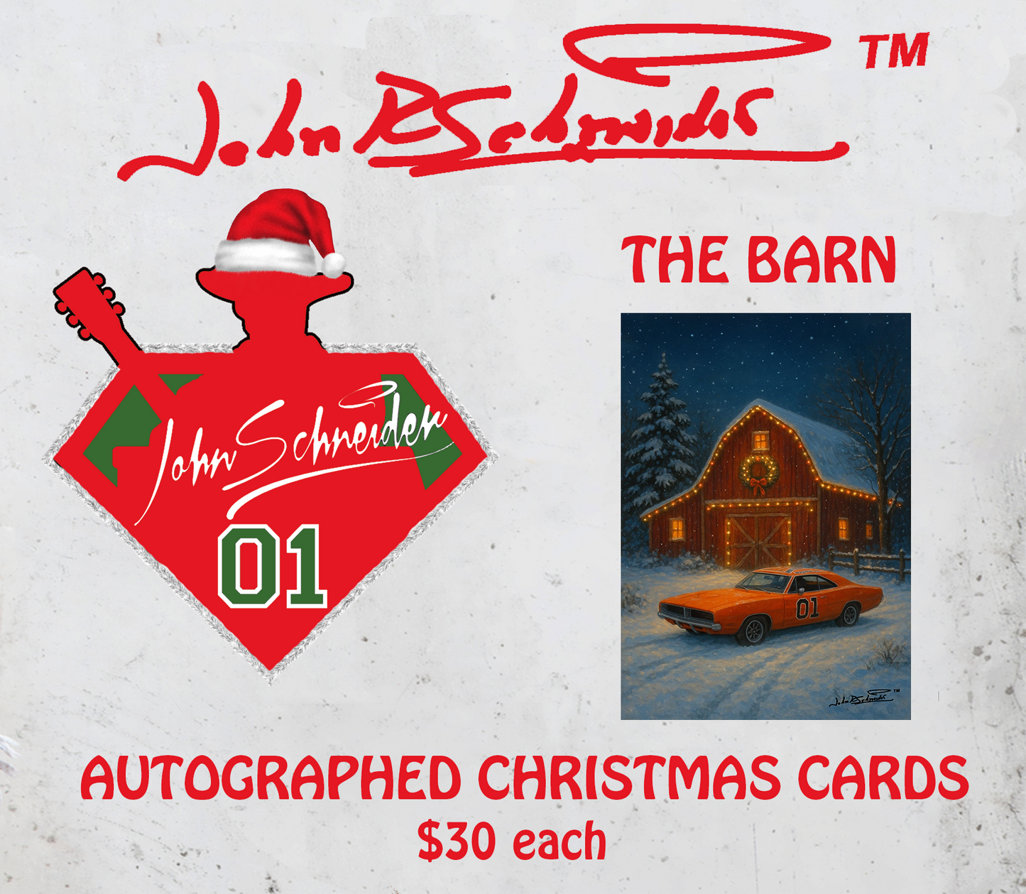 Autographed Christmas Card