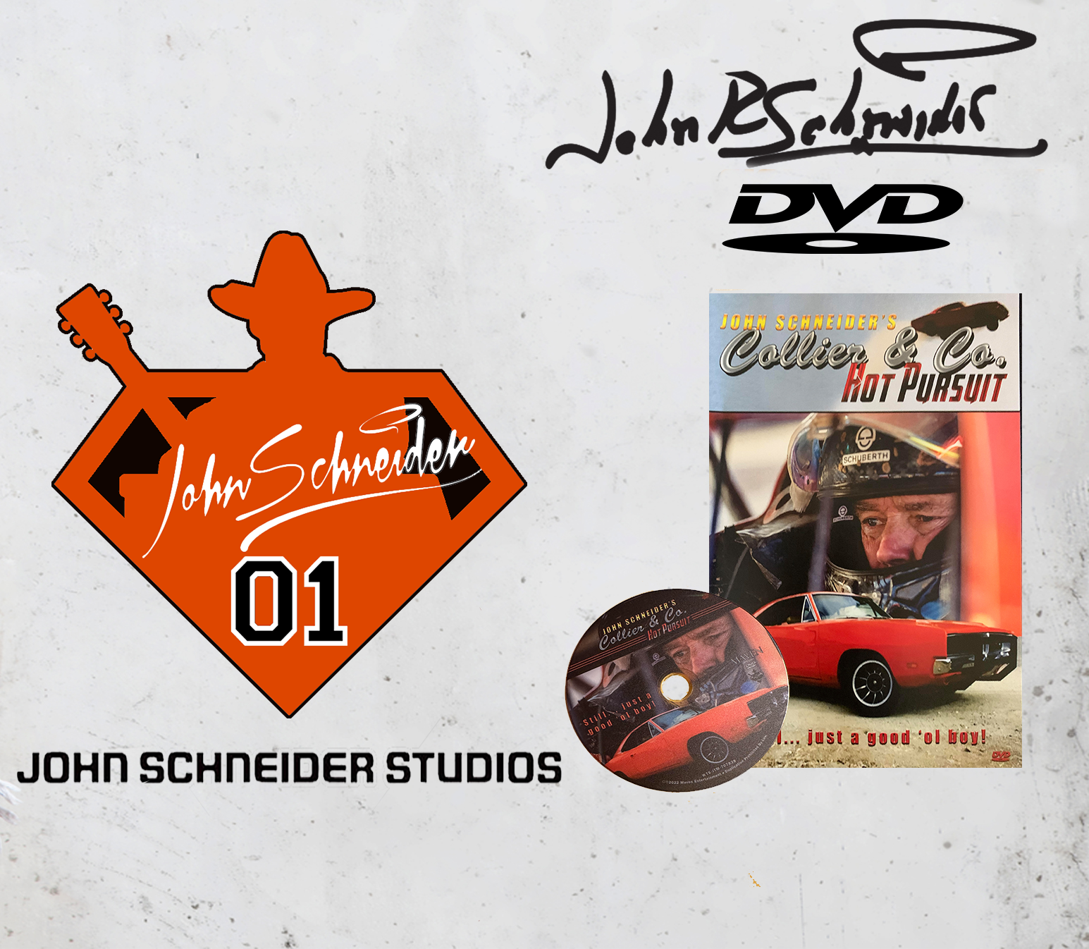 DVD John Schneider's Collier & Co. “Hot Pursuit!” – John Schneider