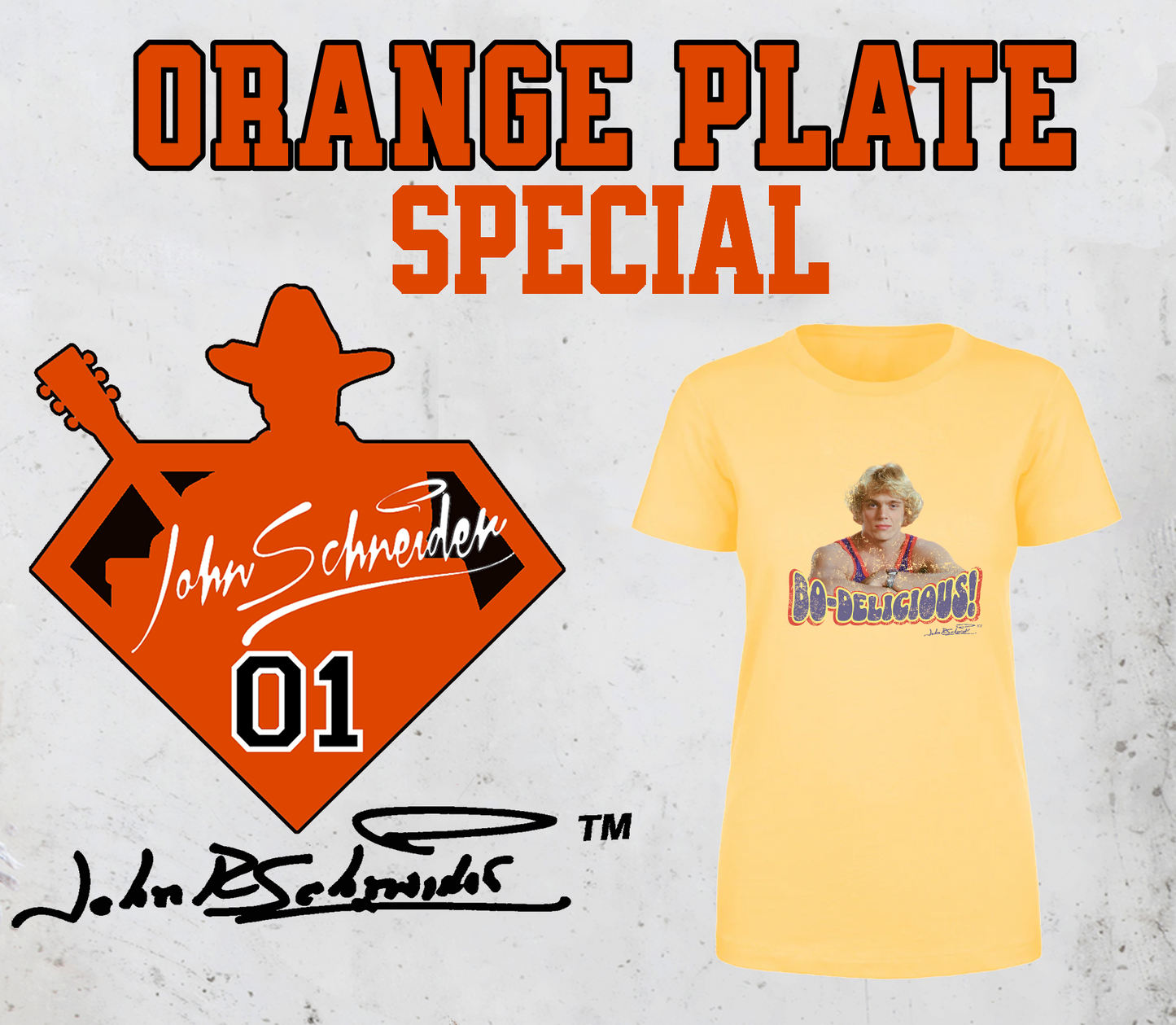 Orange Plate Special - Vintage Ladies Bo-Delicious T-Shirt