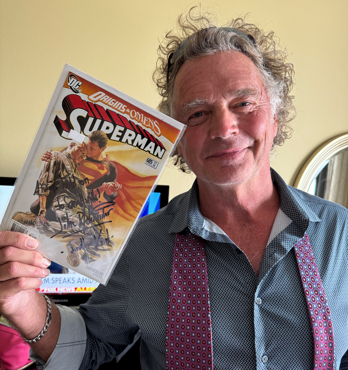 2009 Superman Autographed Comic