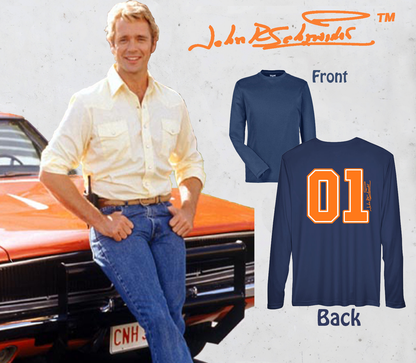 01 Navy Blue Long Sleeve Dry Fit Tee