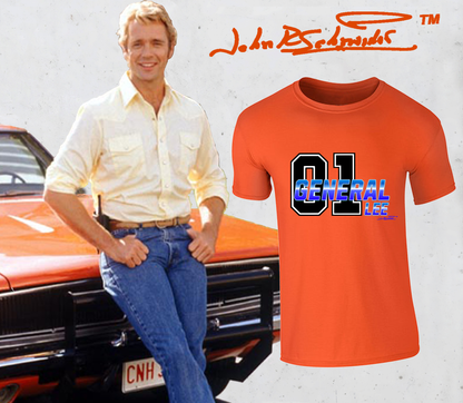 01 Orange General Lee T-Shirt