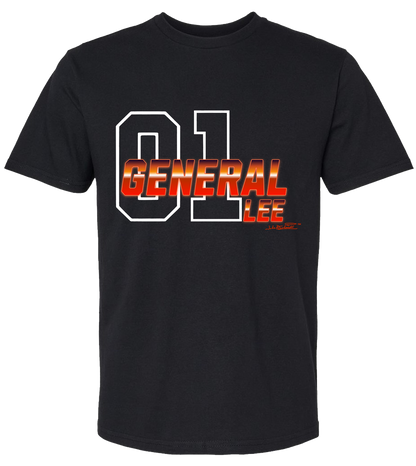 01 Black General Lee T-Shirt