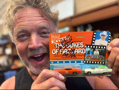 Vintage 1981 Ertl 2 pack 1:64 General Lee and Boss Hogg Cadillac