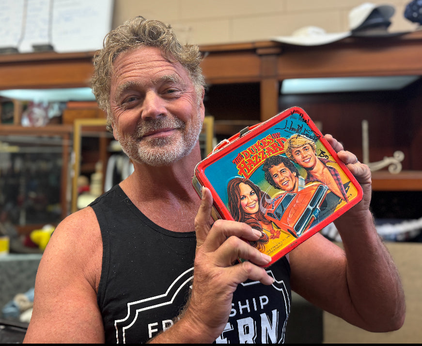 Vintage 1981 Dukes Of Hazzard Metal Lunch Box with Thermos