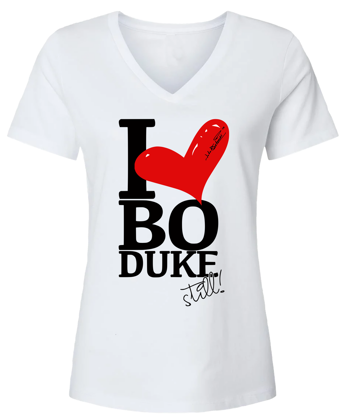 I Heart Bo V-Neck Ladies