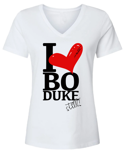 I Heart Bo V-Neck Ladies