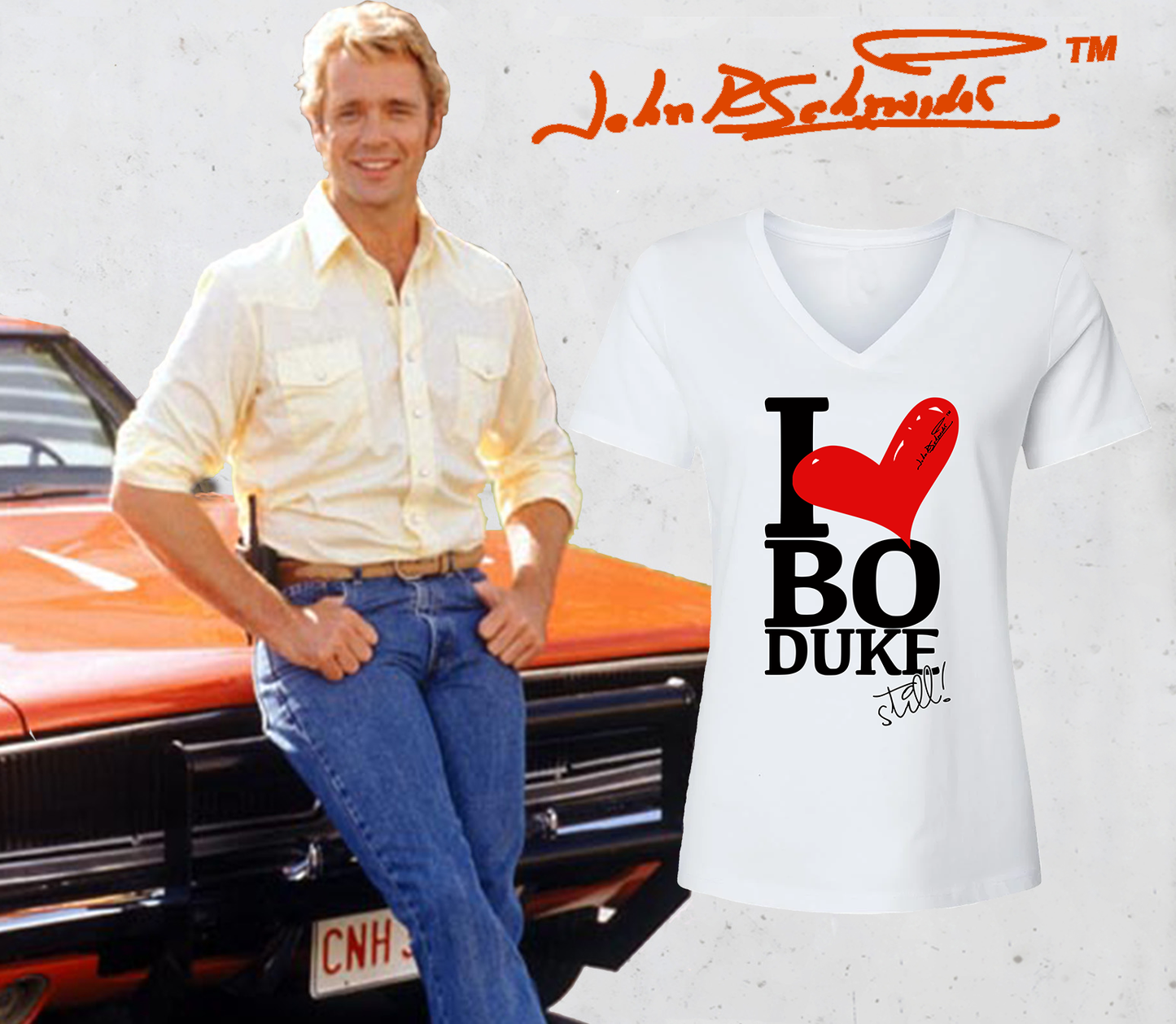 I Heart Bo V-Neck Ladies