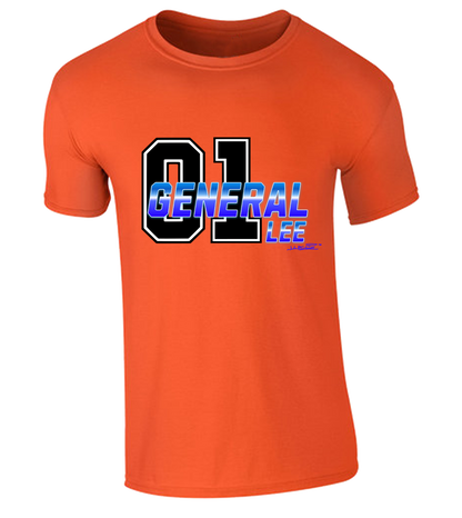 01 Orange General Lee T-Shirt