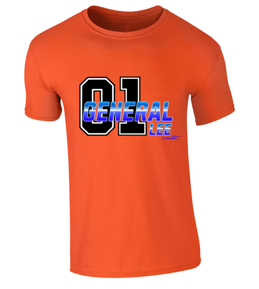 01 Orange General Lee T-Shirt