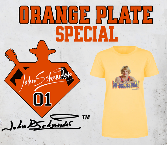 Orange Plate Special - Vintage Ladies Bo-Delicious T-Shirt