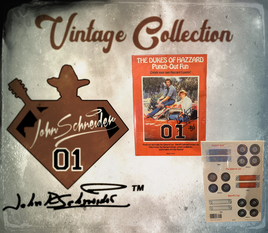 Vintage 1982 The Dukes Of Hazzard Punch-Out Fun Book