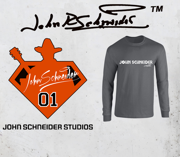 John Schneider Record Long Sleeve-Grey