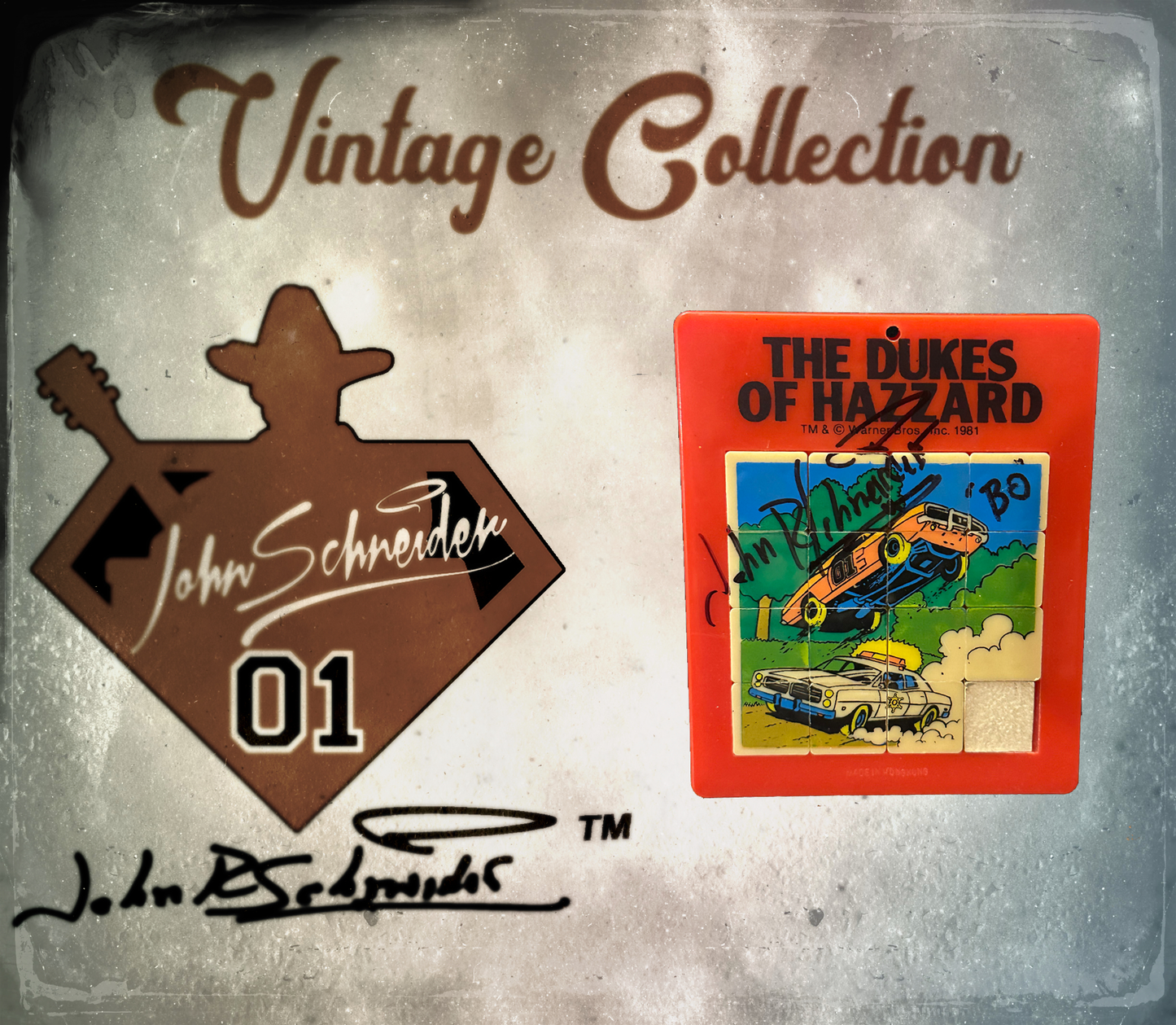 Vintage 1981 TV Slide Puzzle